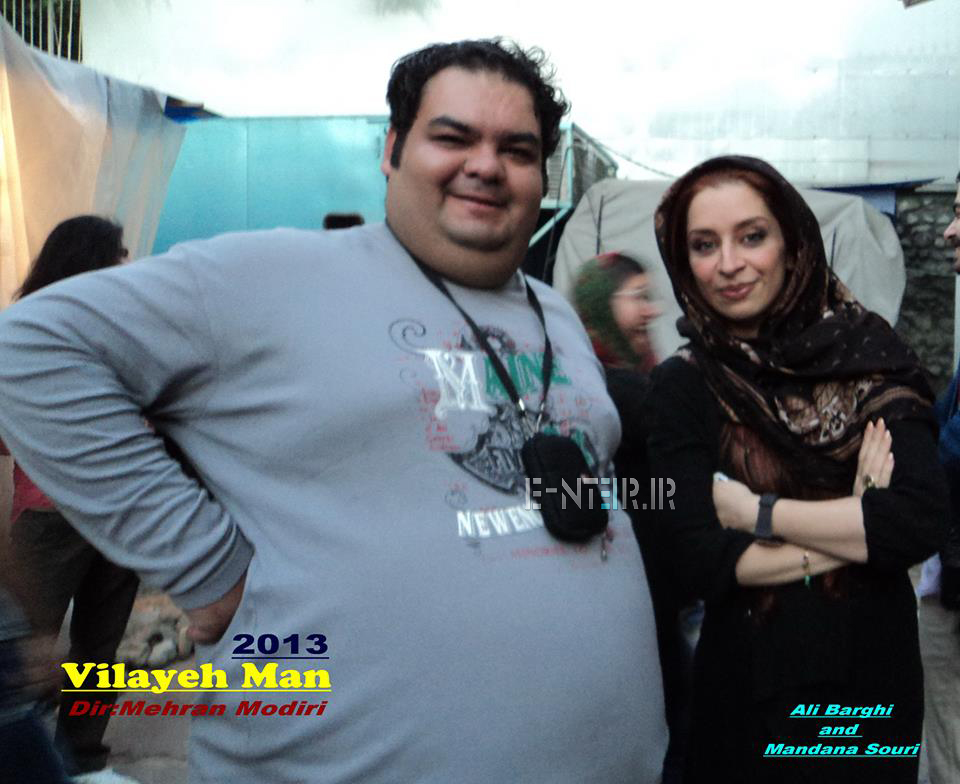عکس جدید ماندانا سوری و علی برقی بازیگران سریال ویلای من