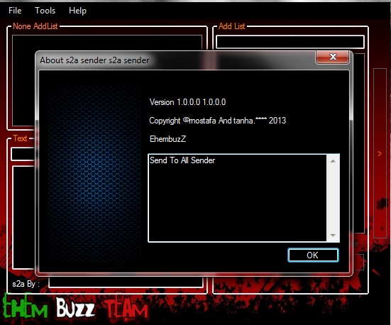 EheM BuzZ S2A Sender [ The Best S2A Sender In NimBuzZ :| About