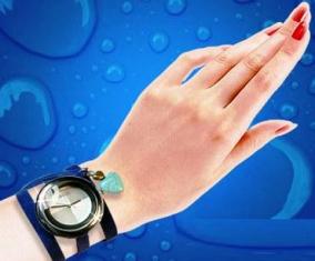 خرید ساعت عشق گوجی مدل بند آبی