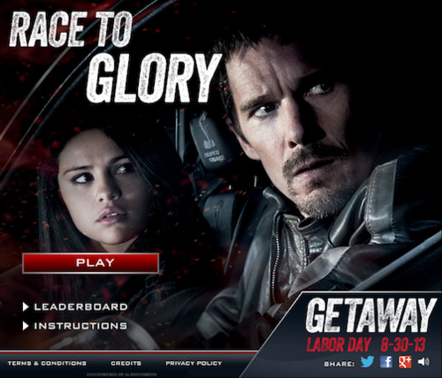 دو عکس ارسالی جدید اکانت فیلم Getaway به توی/یتر