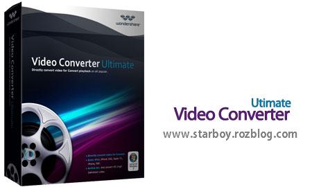 video converter ultimate مبدل قدرتمند مالتی مدیا Wondershare Video Converter Ultimate 6.0.0.18