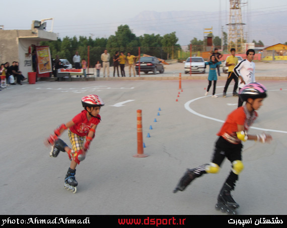 گزارش تصویری: مسابقات اسکیت سرعت برازجان