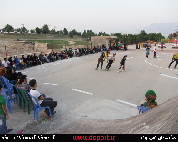 گزارش تصویری: مسابقات اسکیت سرعت برازجان