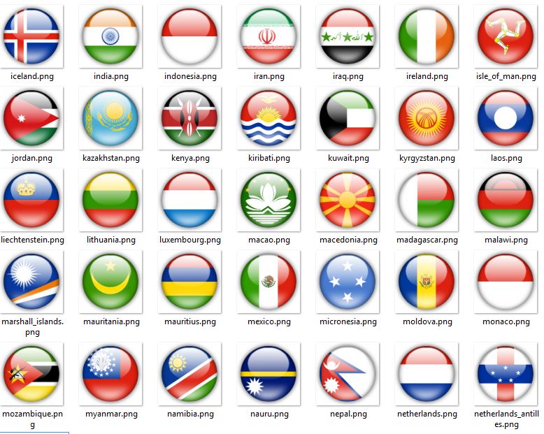 عکس تمامی کشور های جهان با فرمت PNG