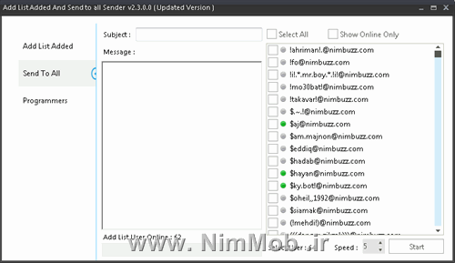 Addlist added and s2a sender www.nimmob.ir