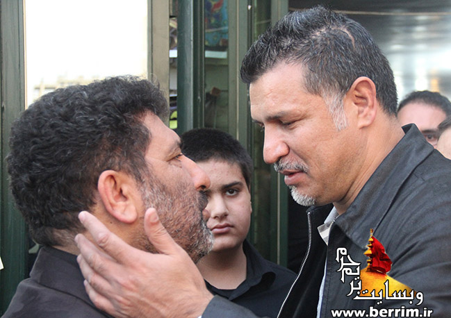 علی دایی و سعید حدادیان مراسم ختم