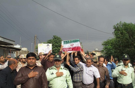 تشییع پیکر شهید پژمان شاهونوند