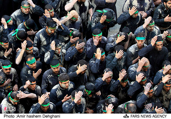 Shia Muslims commemorate Muharram - ashura in iran