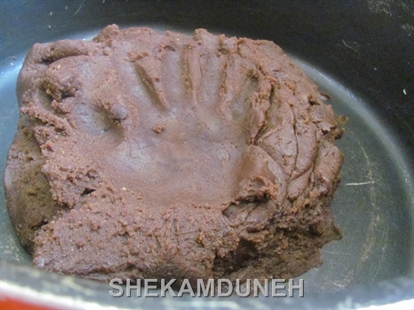 حلوا کره ای دو رنگ