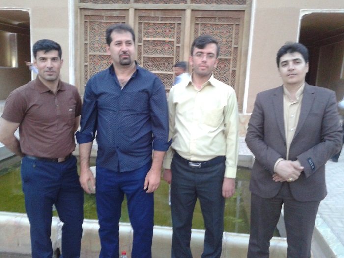 ازسمت چپ: بهرام کریمی-مهدی کیمیایی-مهدی وجدانی-غلامرضا همایی لطیف