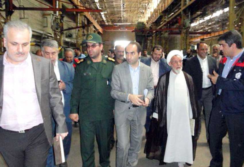 آیت الله دکتر هاشم هاشم زاده هریسی در مراسم تودیع و معارفه مدیرعامل جدید شرکت کمپرسورسازی تبریز