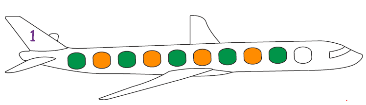 الگوهای رنگی هواپیما