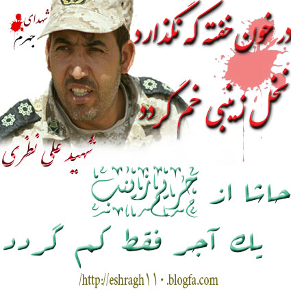 شهید مدافع حرم علی نظری