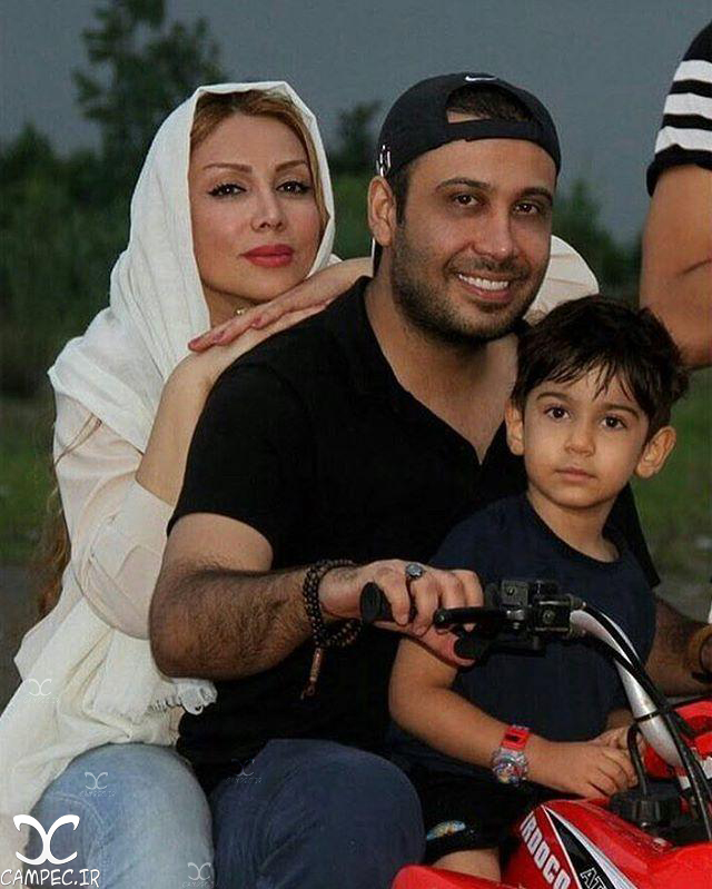 محسن چاوشی با همسر و پسرش
