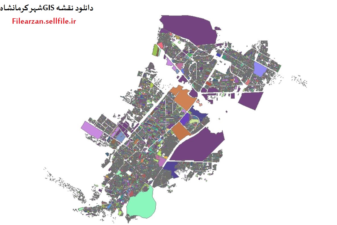 دانلود نقشه gis کرمانشاه