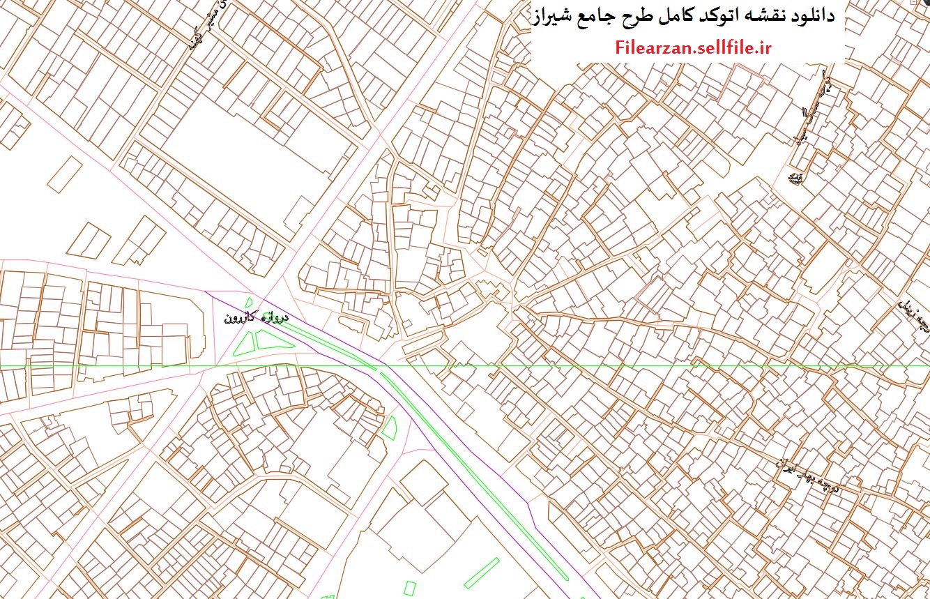 دانلود نقشه کد طرح جامع شیراز
