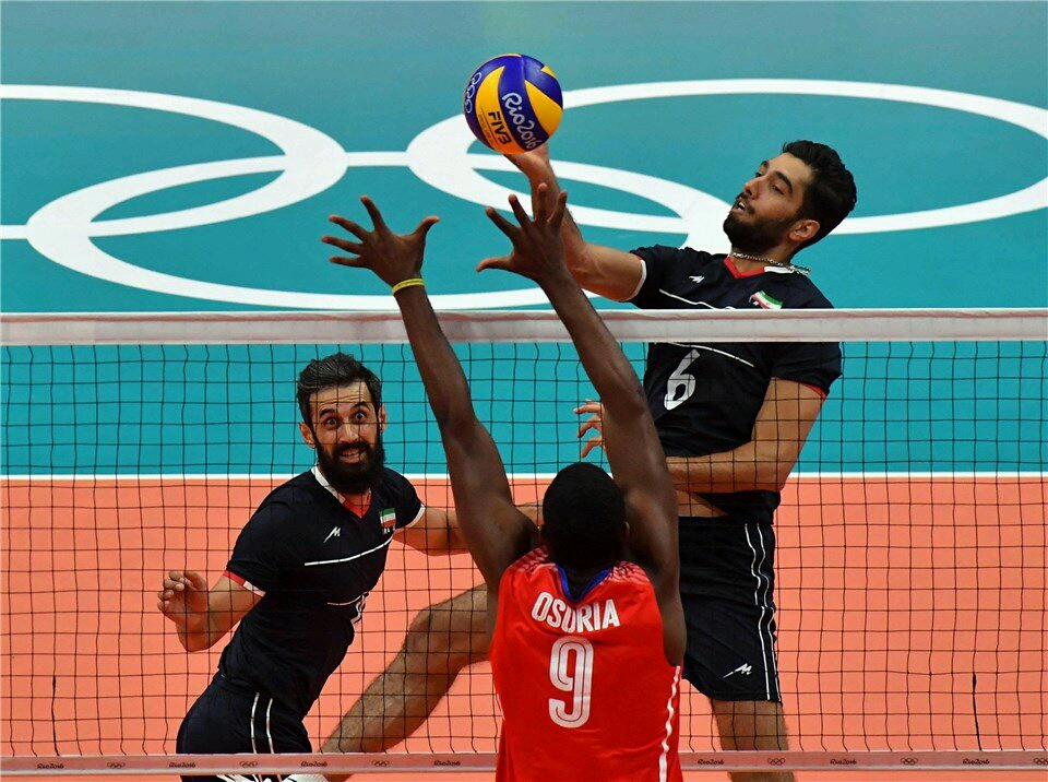 برد شیرین والیبال ایران  ( آفرین بر شما  دلاور مردان والیبال )