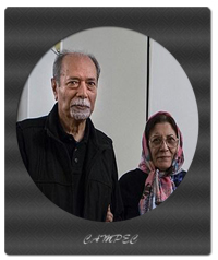 بیوگرافی و عکسهای علی نصیریان با همسرش