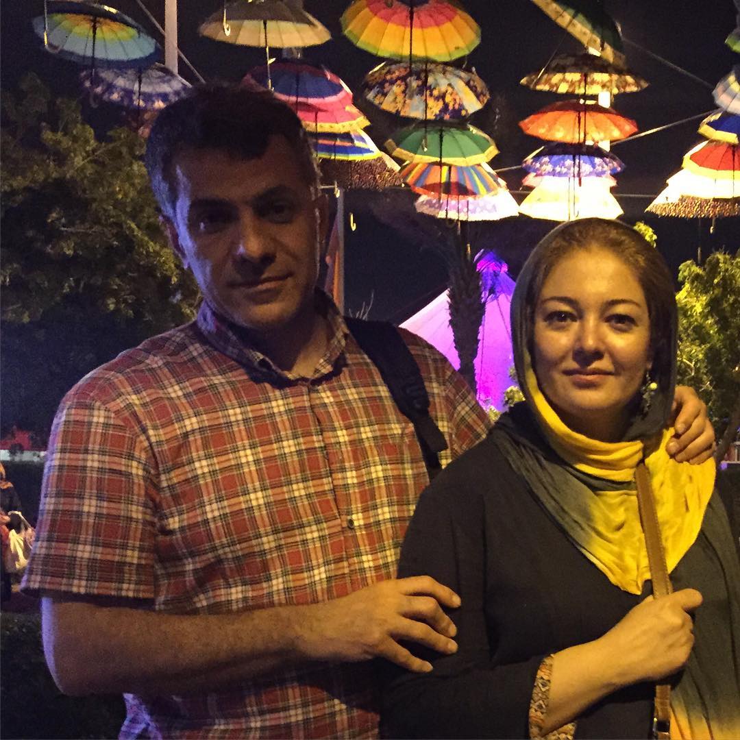 رزیتا غفاری و همسرش عباس صالحی