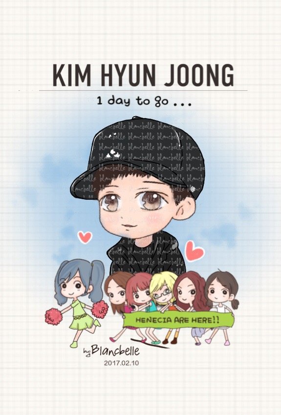 [blancbelle fanart] Kim Hyun Joong - 1 day to go [2017.02.10]