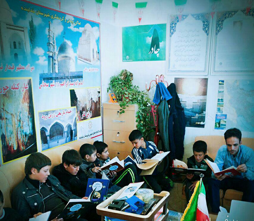 جمع خوانی کتاب در کتابخانه های عممی شهرستان خدابنده
