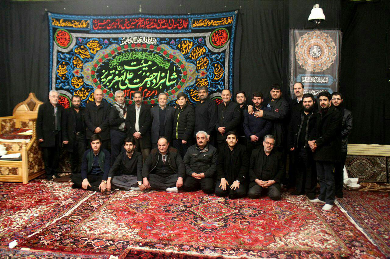 حضور کربلایی قادر خدایی در هیئت شاهزاده علی اصغر(ع) تبریز (مرحوم ناظم آقا)