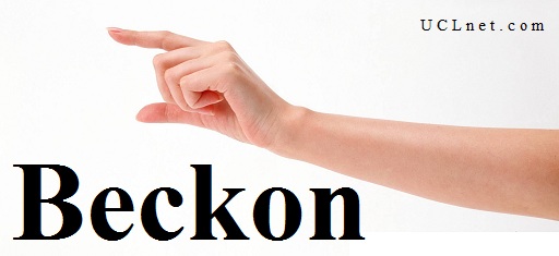 Beckon – آموزش لغات کتاب ۵٠۴ – English Vocabulary – کدینگ لغات ۵٠۴