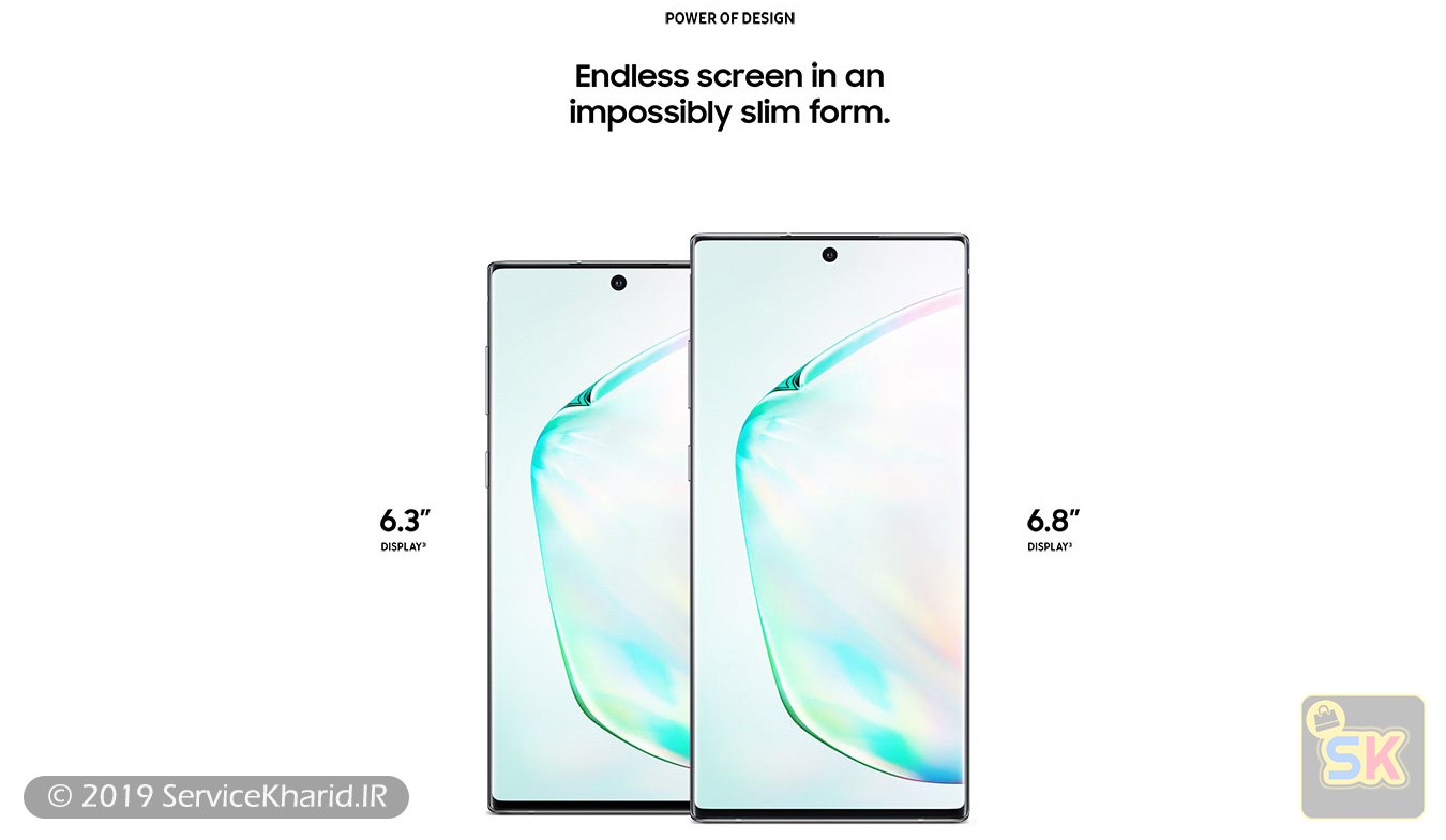Note 10 - 10+ Screen size