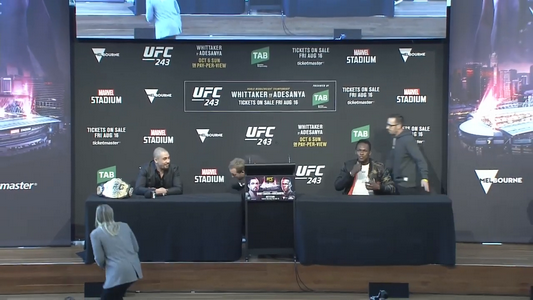 کنفرانس خبری زودهنگام یو اف سی 243|UFC 243:Press Conference-Adesanya vs Whittaker