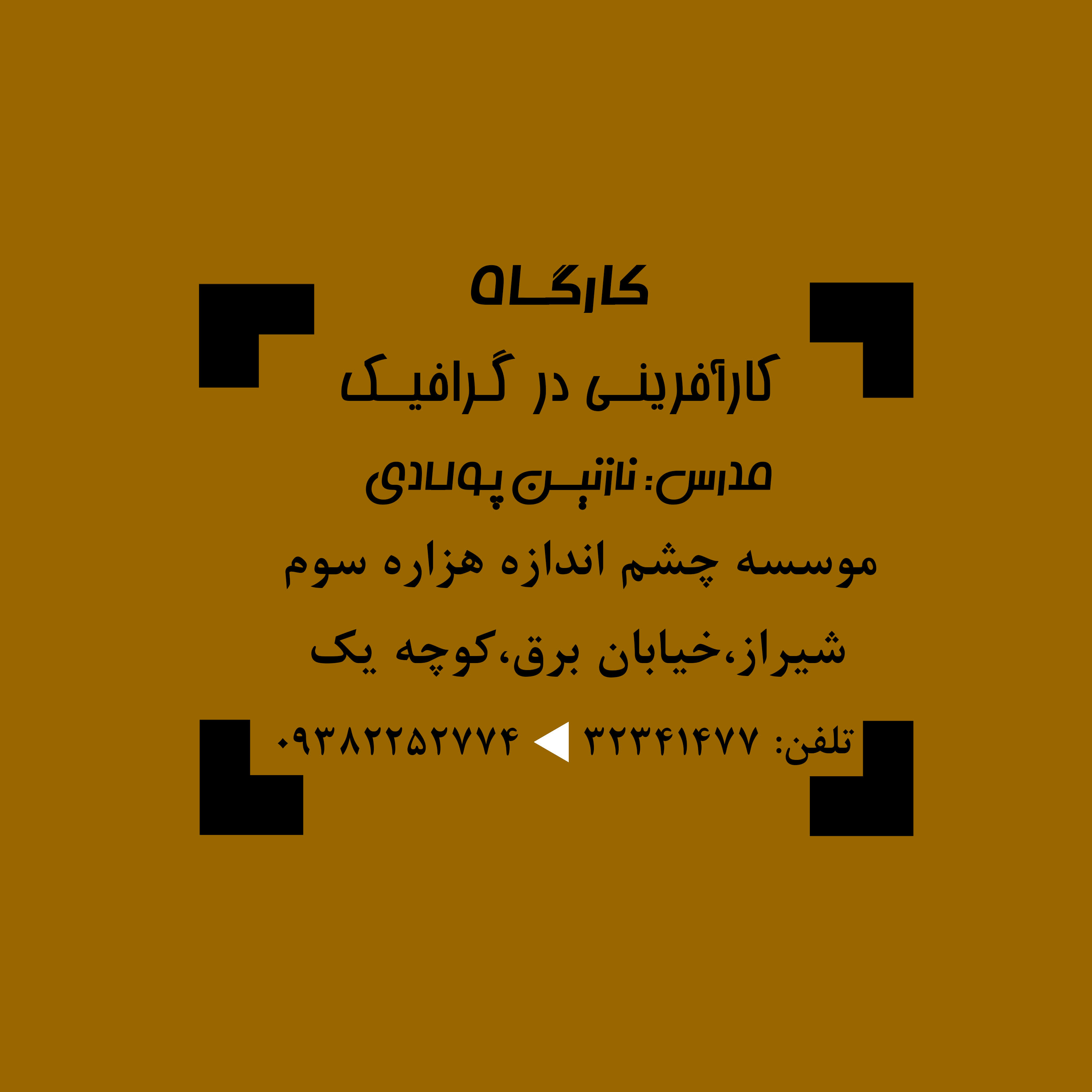 آموزش گرافیک در شیراز نازنین پولادی