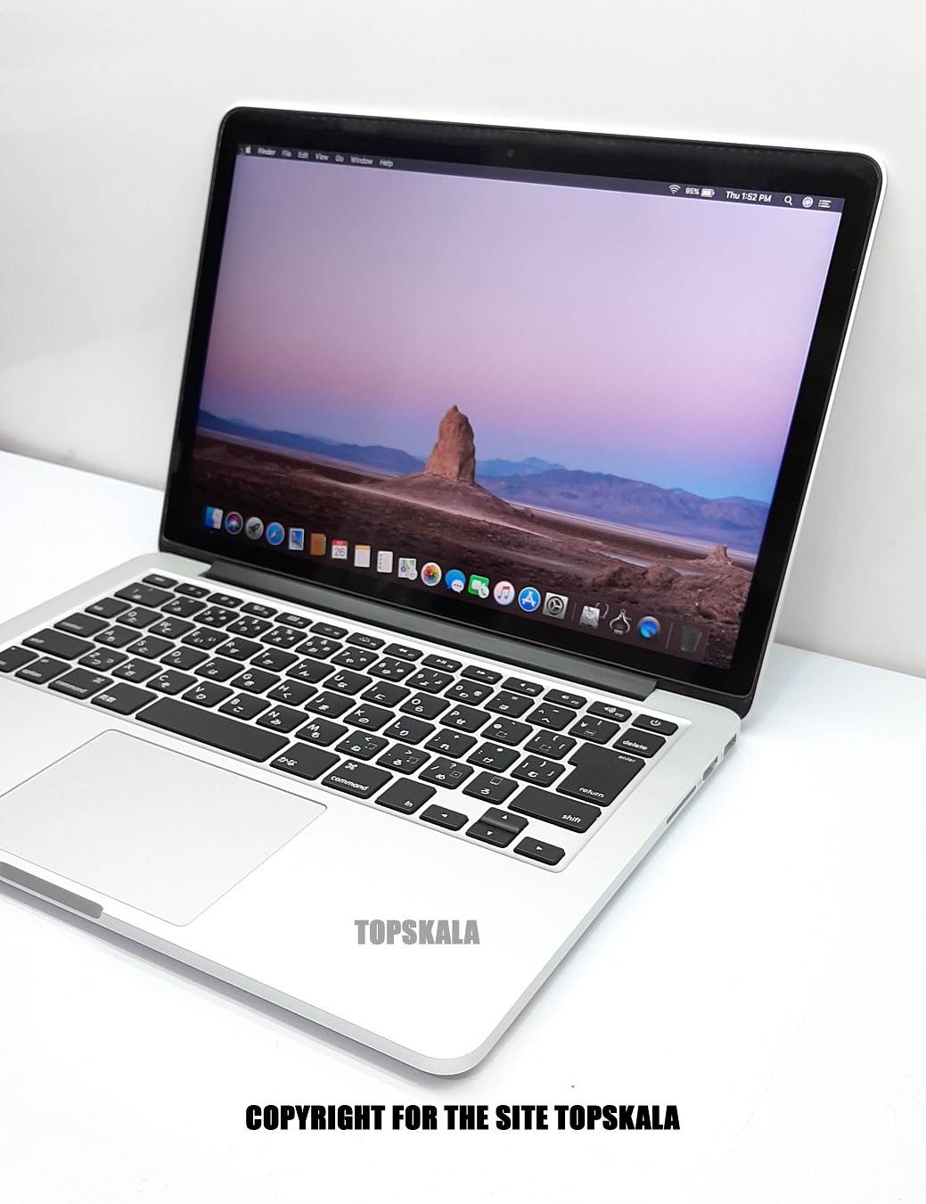 لپ تاپ استوک اپل مدل MacBook Pro Late 2015 - 13 inch با مشخصات i5-2.7GHz-8GB-256GB-SSD-2GB-intel-iris-6100