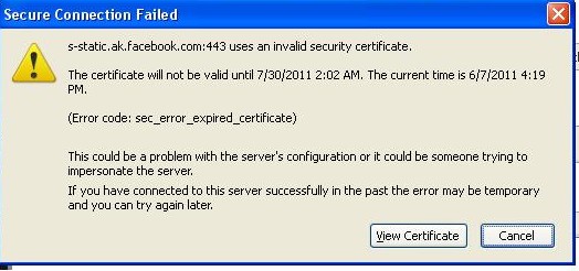 Secure connection failed. Код ошибки: sec_Error_expired_Certificate. Try failed перевод
