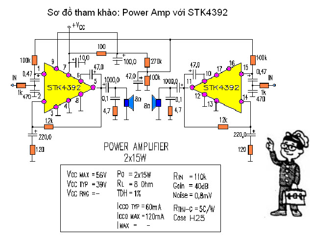 Stk4141ii схема усилителя