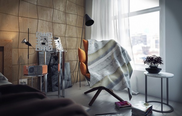 طراحی اتاق خواب با دکوراسیون به سبک معاصر